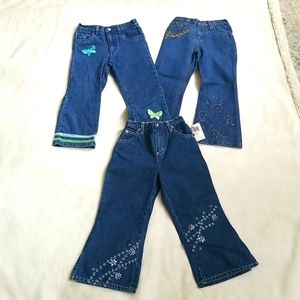 3 Pair of Girl's Jean's Size 4